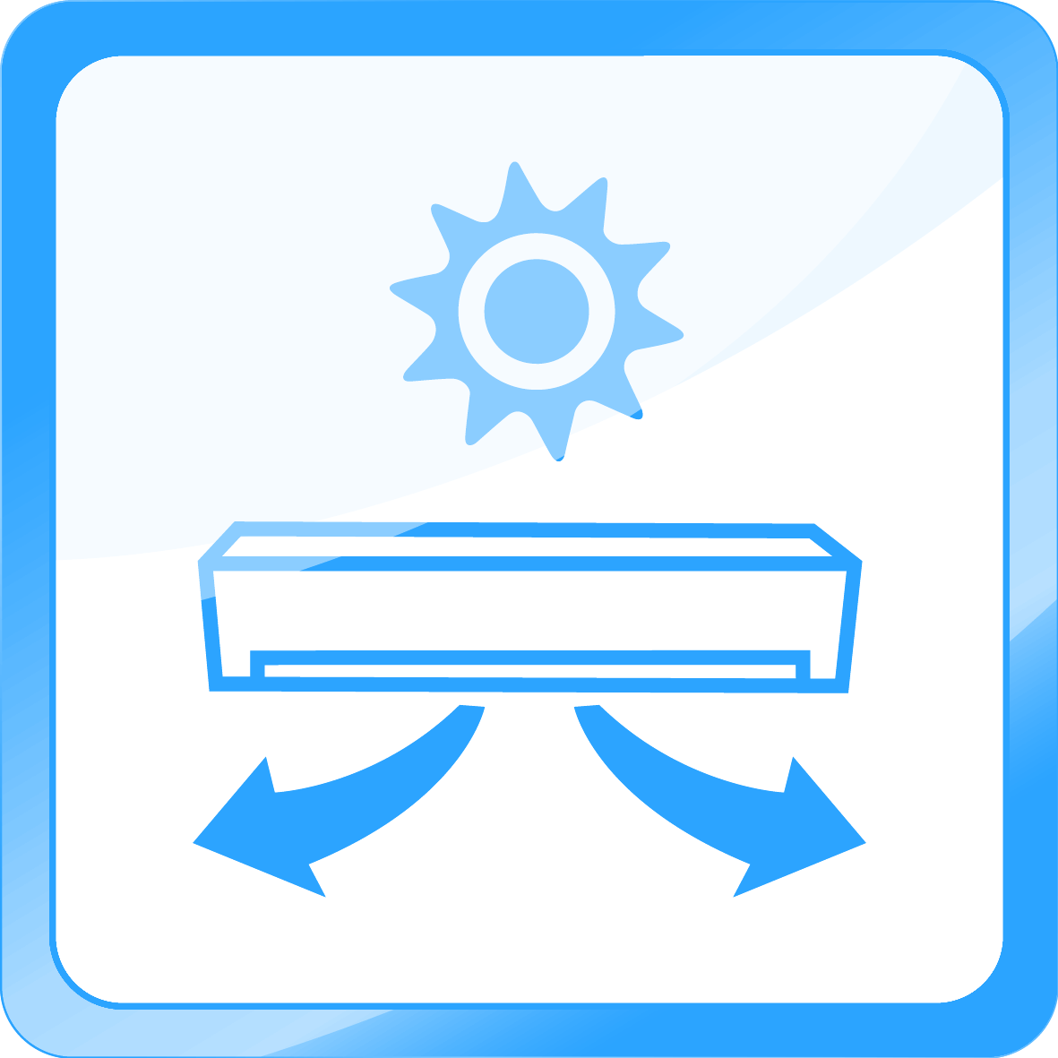 Széles légterelés